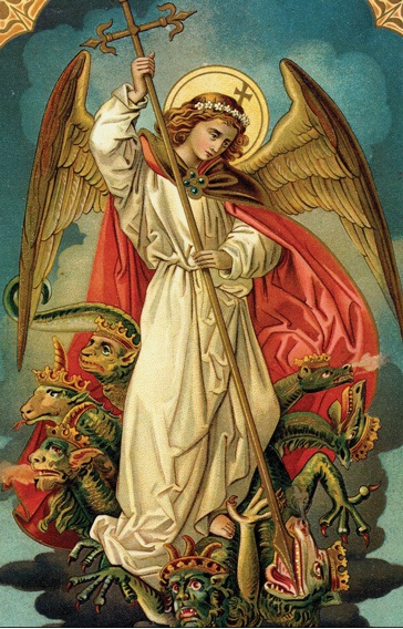 File:San Michele Arcangelo sconfigge il diavolo, Sacra di San Michele.jpg -  Wikipedia